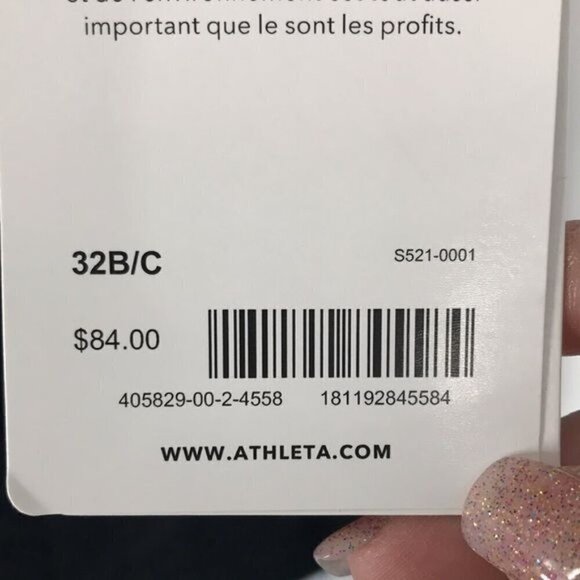 Athleta Maldives Bra Cup Tankini Size 32 B/C New - Picture 7 of 12